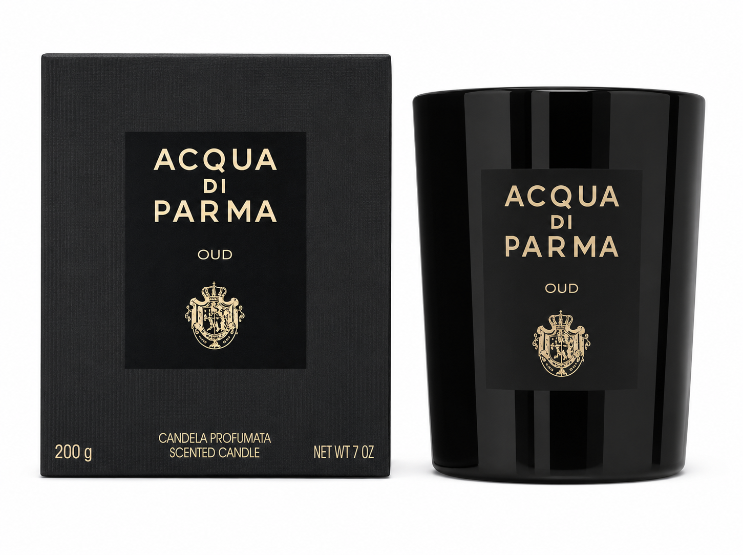 20260630_230653_c7367f2e-2d1c-49e3-b4df-b8bebda60b87-1.png Acqua di Parma Signatures of the Sun Oud Scented Candle - Image 1