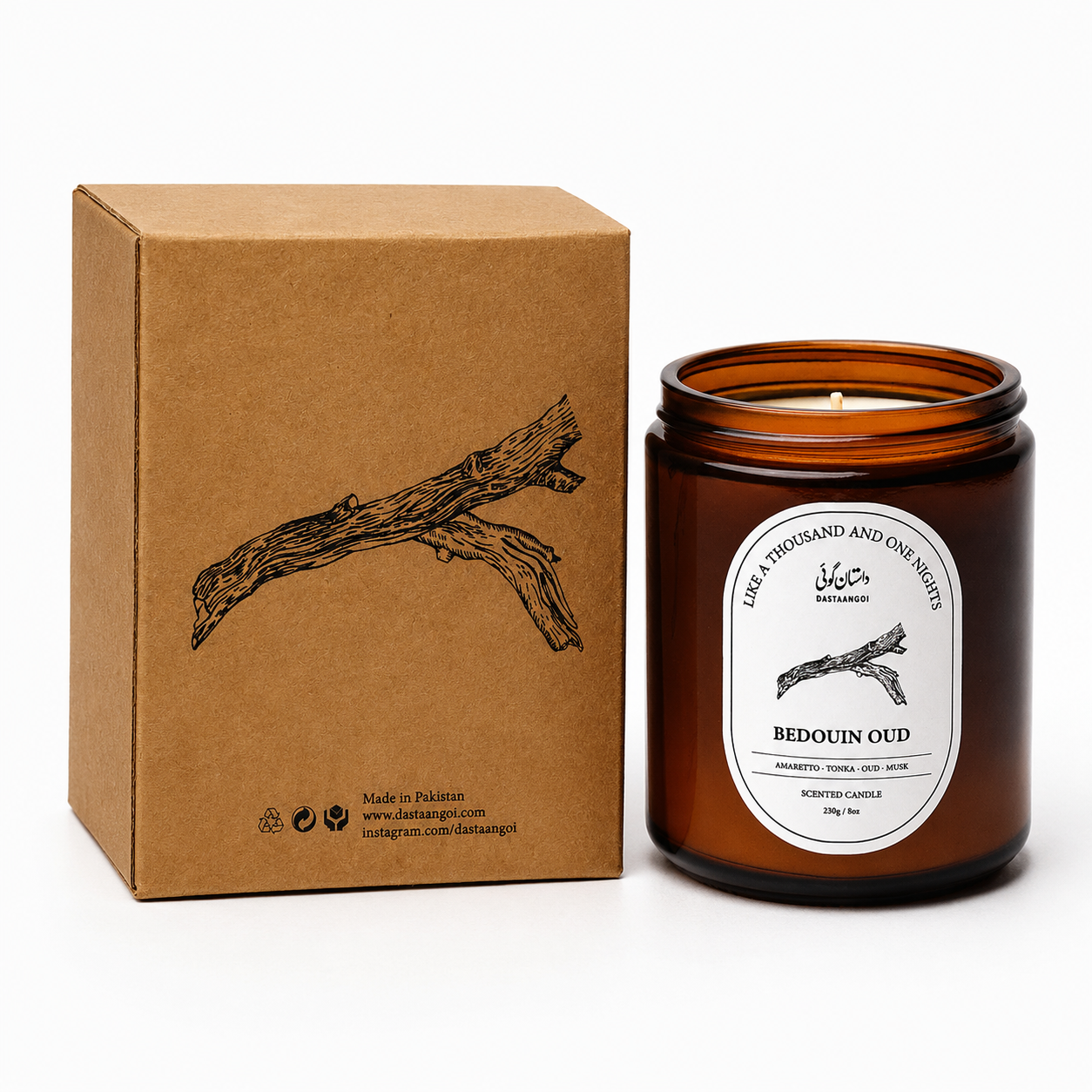 Bedouin Oud Travel Candle - (230g)