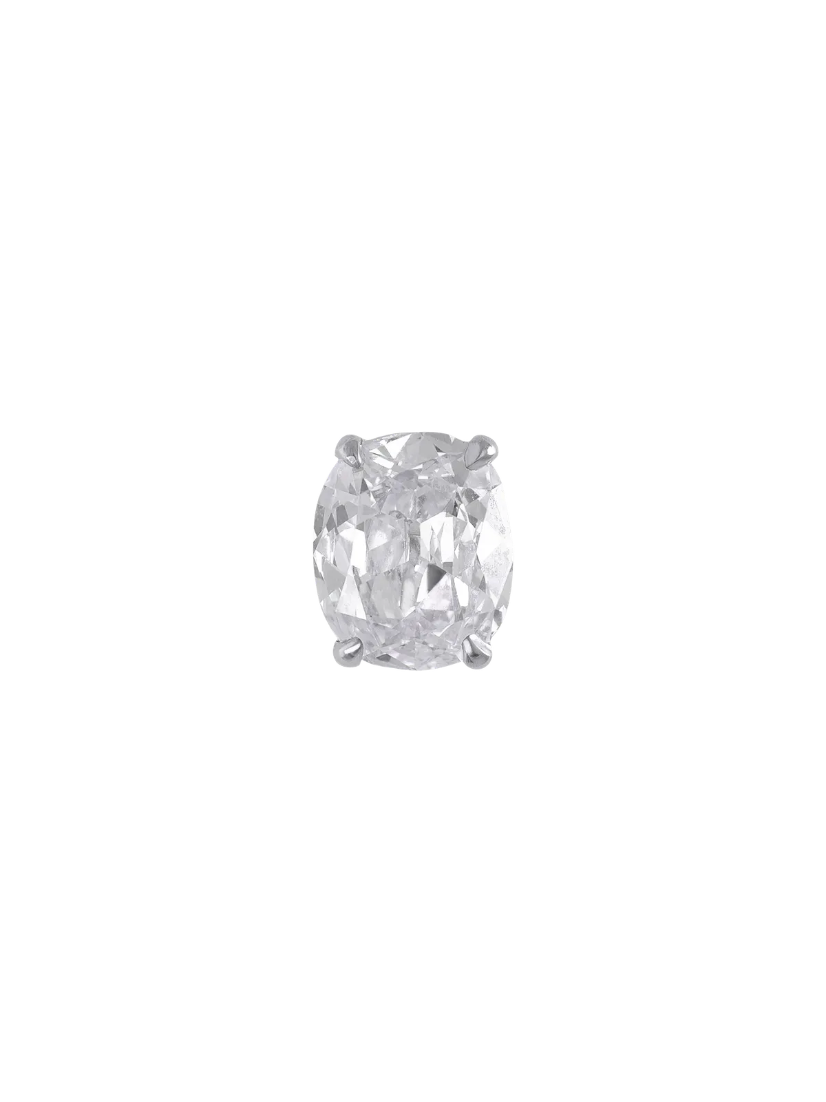 Cushion Diamond Solitaire Stud By Anita Ko
