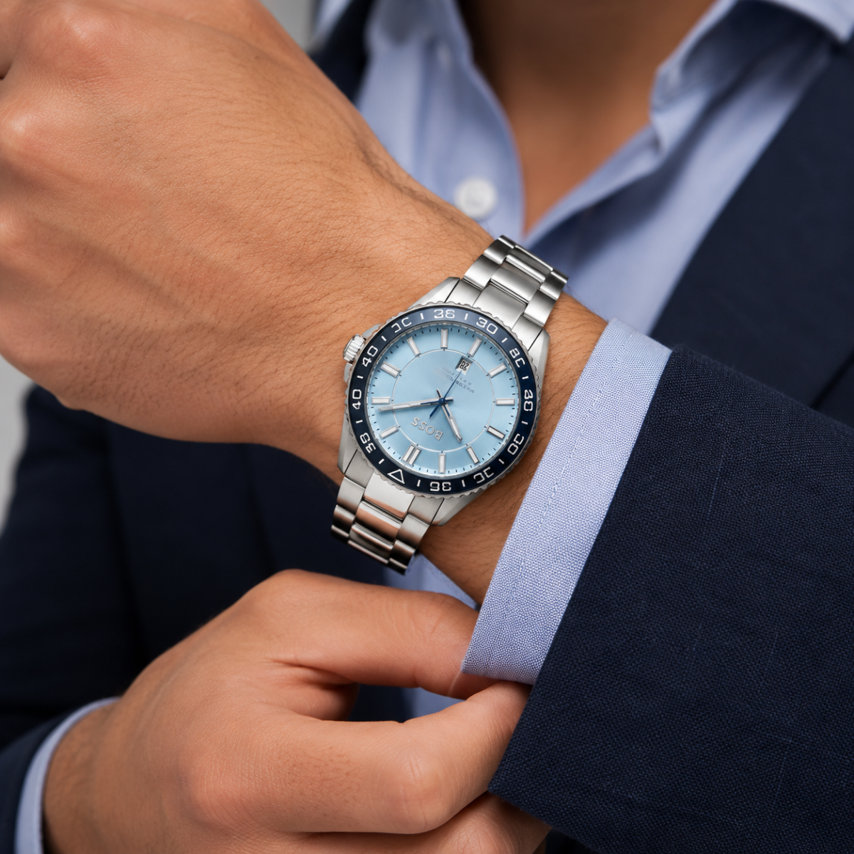 HUGO BOSS Men Runner 3H Watch - Image 4