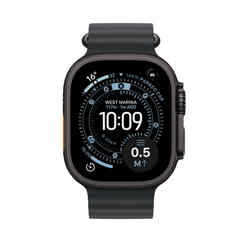 Apple Watch Ultra 3 – Black Titanium 49mm with Black Ocean Band