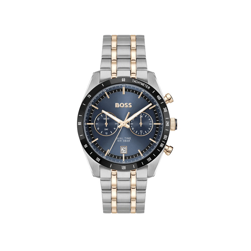 HUGO BOSS - Tourmaster Blue-Dial Watch
