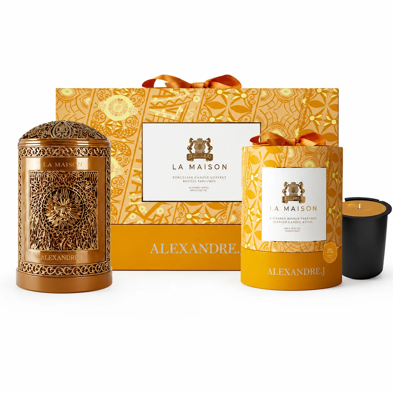 Alexandrej - Sienna Candle & Holder Gift Set