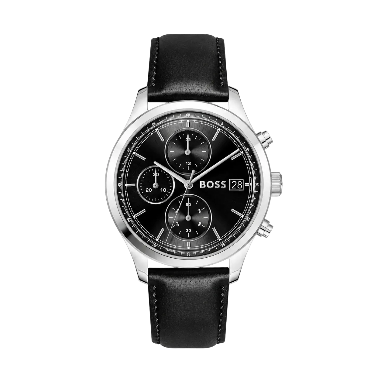 Boss – Men’s Stratus Black Dial Watch (41mm)