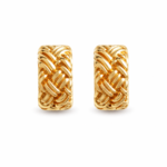 Bottega Veneta - Intreccio Large Earrings