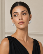 Bottega Veneta - Medium Knot Earrings, Sterling Silver - Image 4