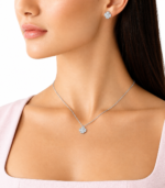 Kate Spade - Spade Flower Pave Mini Pendant, Cubic Zirconia - Image 4