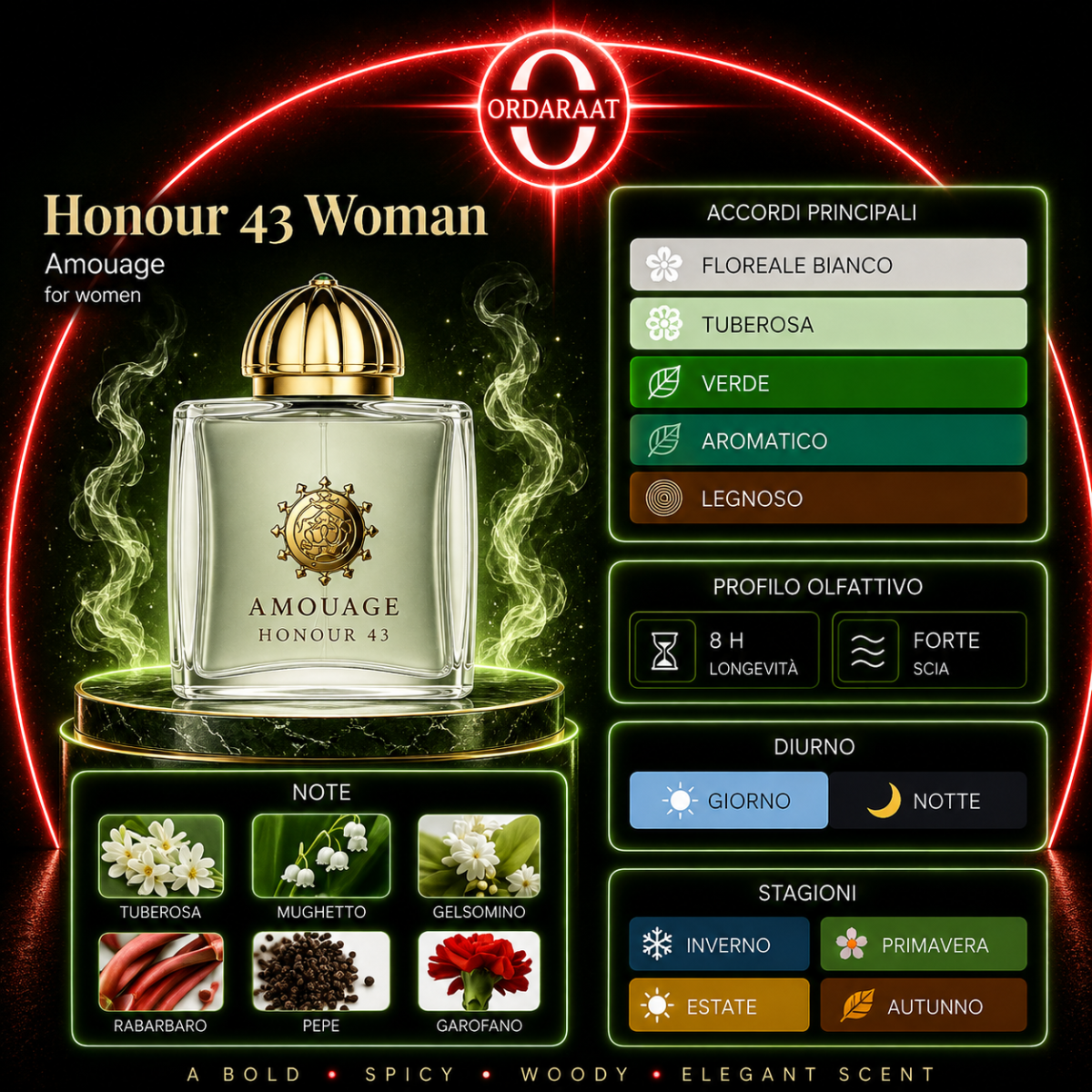 Amouage Honour 43 Woman Extrait de Parfum