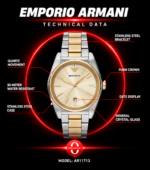 Emporio Armani - Men Silver Watch - Image 5