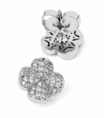 Kate Spade - Spade Flower Pavé Studs (Silver) - Image 2