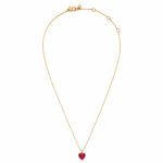 Kate Spade - My Love July Heart Pendant, Plated Metal & Cubic Zirconia - Image 3
