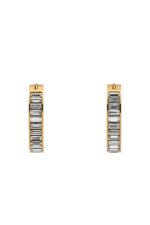 ⁦GUCCI Blondie Crystal Hoop Earrings⁩ - الصورة ⁦3⁩