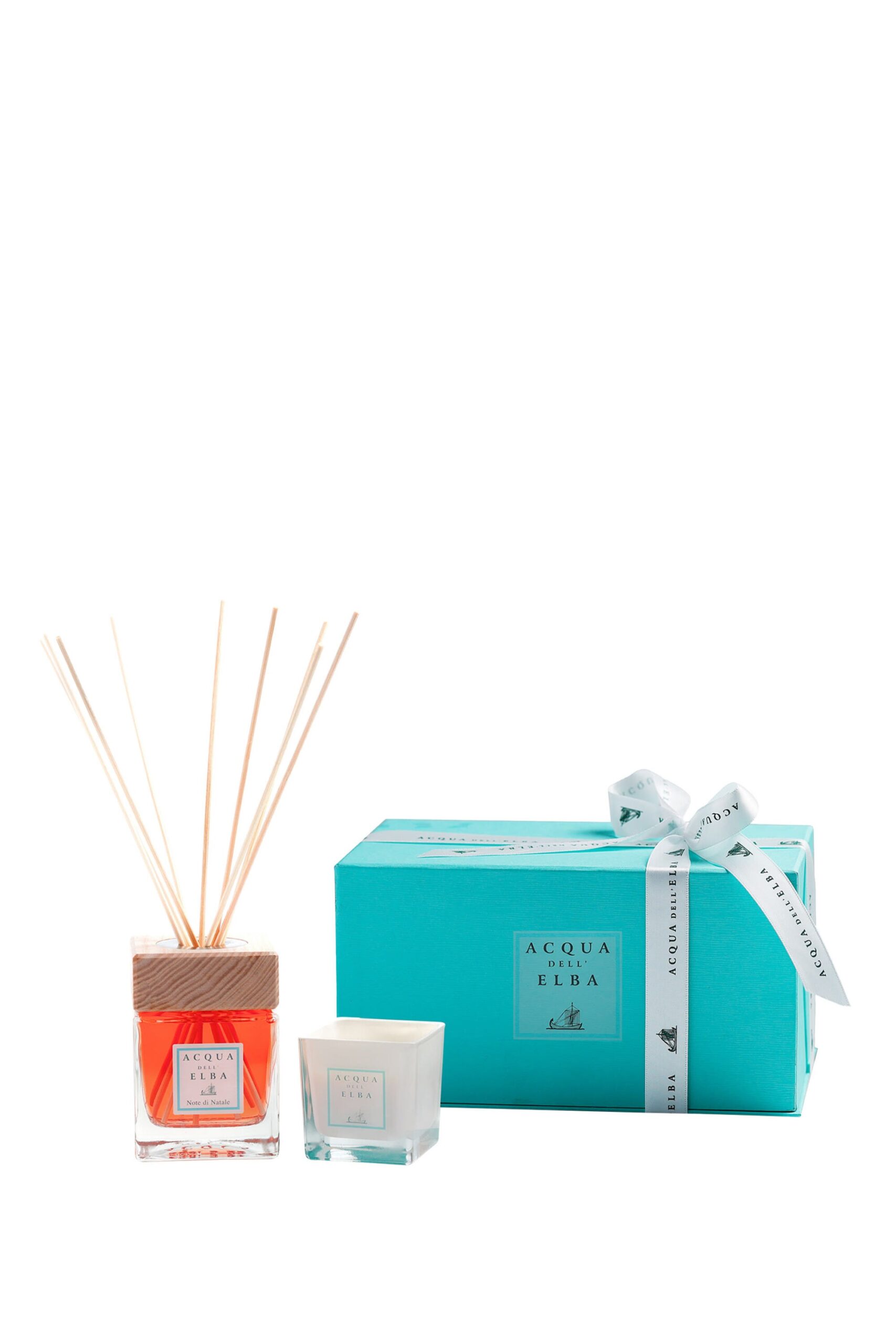 OR0217-N0PUQ7-22728_8e77d8889edc4c73b46f997950f01faa-1.jpg Acqua Dell' Elba Note di Natale Home Diffuser & Candle Gift Box - Image 1