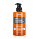 Honey & Macadamia Body Wash with Pink Grapefruit (500ml)