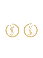 Saint Laurent - Cassandre Hoop Earrings
