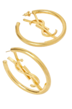 Saint Laurent - Cassandre Hoop Earrings - Image 3