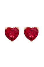 Kate Spade - My Heart Stud Earrings (Red)
