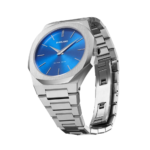 D1 Milano - Men Ultra Thin Blue Watch - Image 2