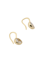 Shashi Oval East to West Huggie Earrings - Image 2
