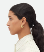 Bottega Veneta - Intreccio Large Earrings - Image 3