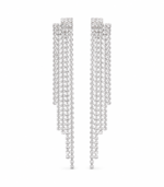 CZ by Kenneth Jay Lane - Strand Graduated Drop Earrings