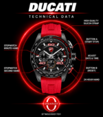 Ducati - Men Extreme Sports Watch (Red) - Image 6