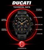 Ducati - Men Extreme Sports Watch (Black) - Image 6