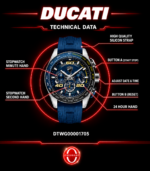 Ducati - Men Extreme Sports Watch (Blue) - Image 6