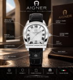 Aigner – Men Siena Black Watch - Image 4