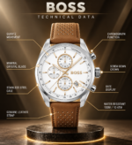 Boss - Men Grand Prix 44 Watch - Image 4