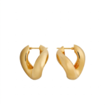 Bottega Veneta - Prisma Earrings, 18K Gold-Finish Sterling Silver