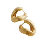 Bottega Veneta - Prisma Earrings, 18K Gold-Finish Sterling Silver - Image 2