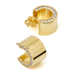 Gucci – Trademark Crystal Hoop Earrings - Image 2