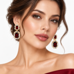Anton Heunis – Crystal Drop Earrings in Gold-Plated Bras - Image 3