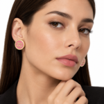 Miu Miu – Enameled Logo Stud Earrings - Image 4