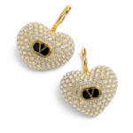 ⁦Valentino Garavani - Coeur Royal Earrings⁩ - الصورة ⁦3⁩