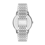 ⁦Emporio Armani - Men Silver Watch & Bracelet Set⁩ - الصورة ⁦3⁩